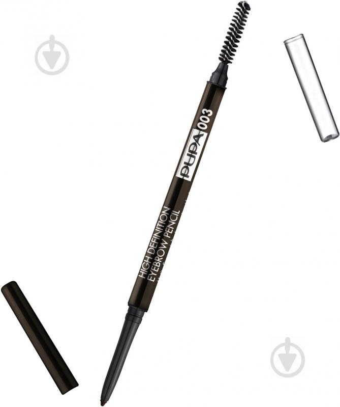 Карандаш для бровей Pupa High Definition Eyebrow Pencil 03 Dark Brown 0,9 г - фото 1