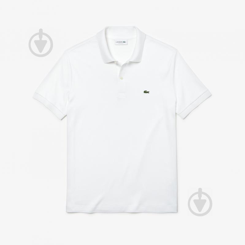 Поло Lacoste SHORT SLEEVED RIBBED COLLAR SHIRT DH2050001 р.4 белый - фото 1