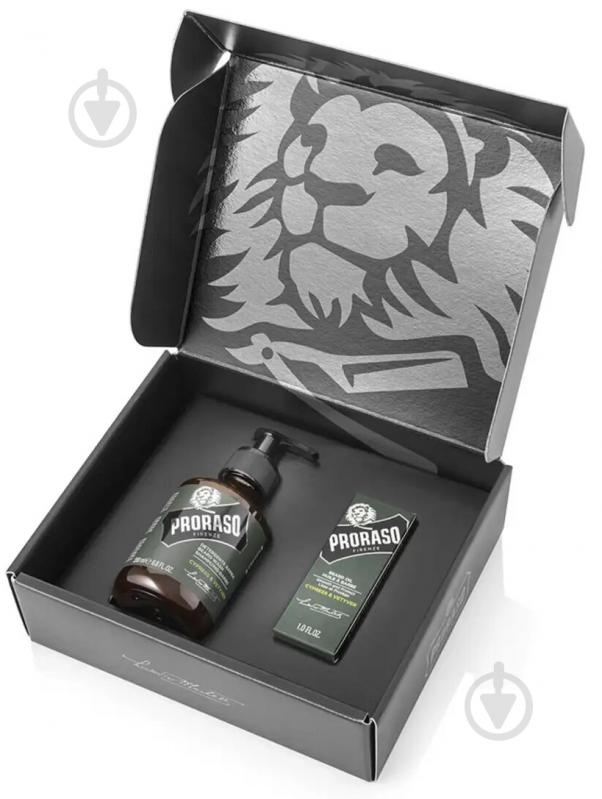 Набір подарунковий для чоловіків Proraso Duo Pack Beard Balm + Shampoo Cypress & Vetyver - фото 1