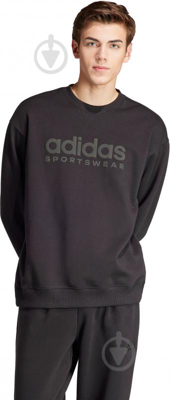 Свитшот Adidas M ALL SZN G SWT IW1190 р.M черный - фото 1