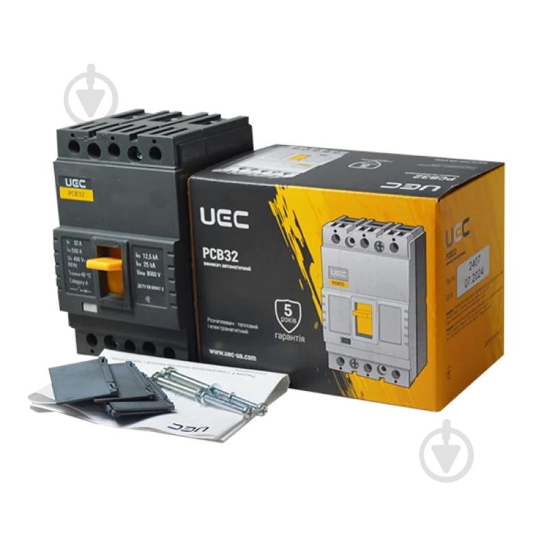 Автоматический выключатель UEC PCB32 3Р 32А 25кА MCCB-PCB-32-3-0032 - фото 3