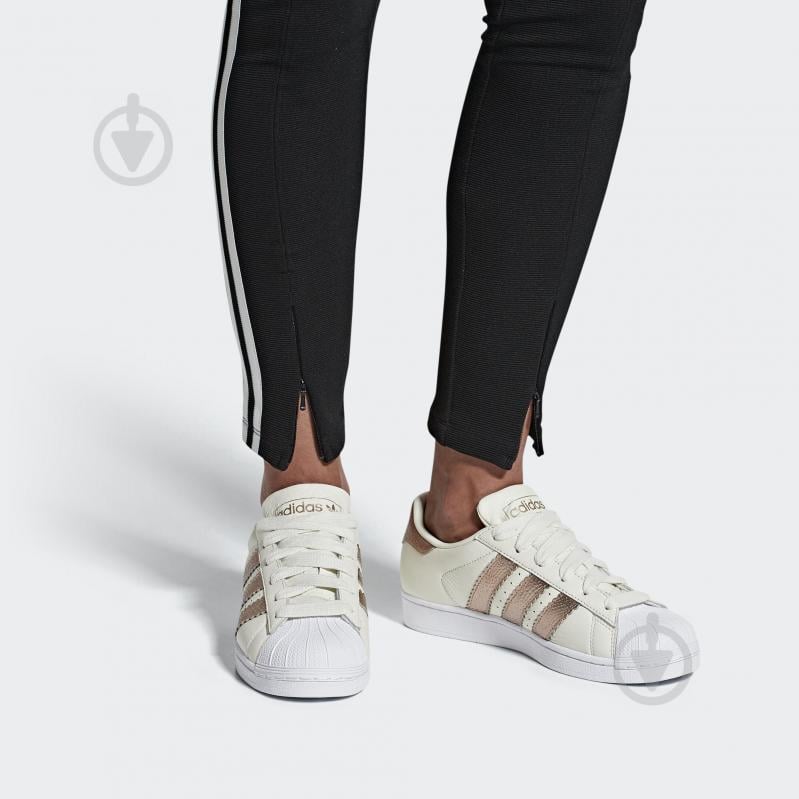 Кросівки жіночі зимові Adidas SUPERSTAR W CG6449 р.40 білі - фото 10