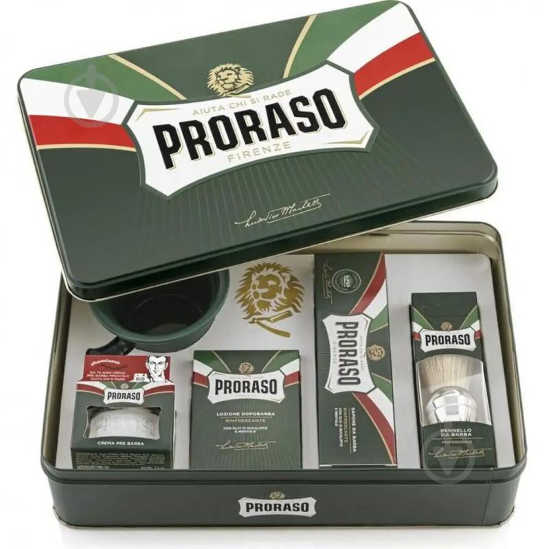 Набір подарунковий для чоловіків Proraso Classic Shaving Set Metal - фото 1