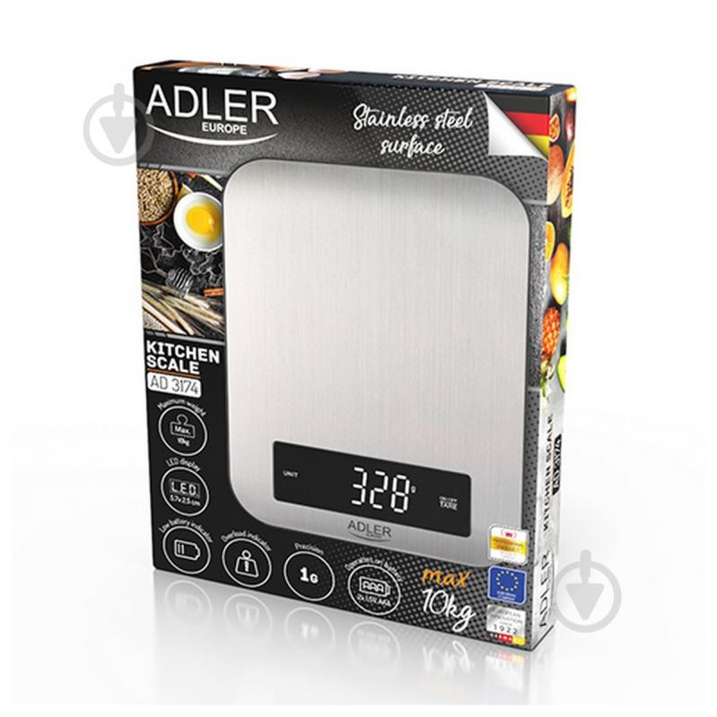 Весы кухонные Adler AD 3174 - фото 7 Весы кухонные Adler AD 3174 - фото 7