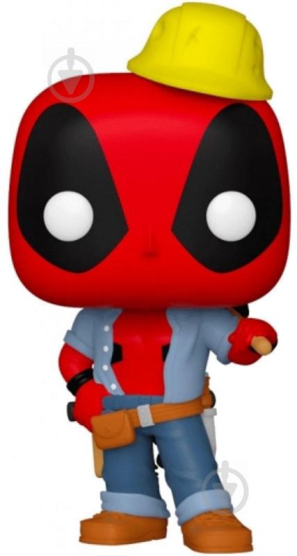 Фигурка Funko Bobble Marvel Deadpool 30th Construction Worker (Exc) 54688 (FUN2549961) - фото 1