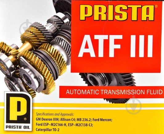 Мастило трансмісійне Prista Oil DEXRON III ATF 210 л (PRIS ATF DEXRON III 210L) - фото 2