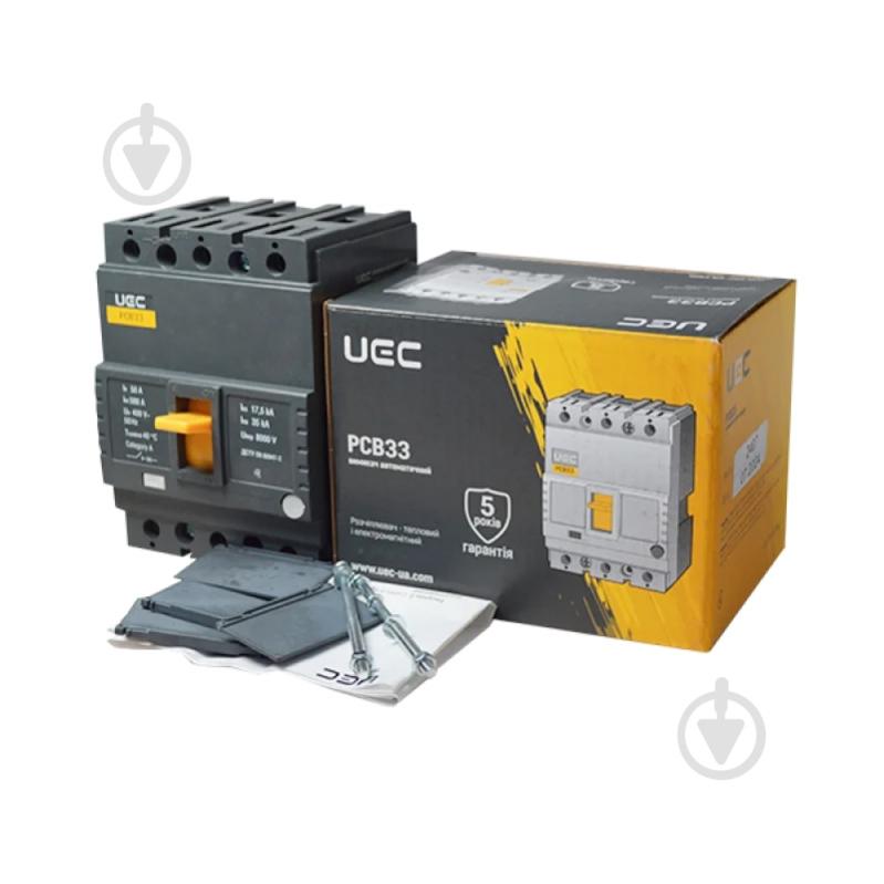 Автоматичний вимикач UEC PCB33 3Р 50А 35кА MCCB-PCB-33-3-0050 - фото 3