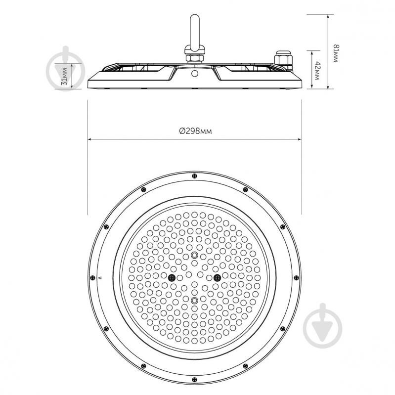 Светильник консольный LED CONCEPT TONREE UF 150 Вт черный - фото 6