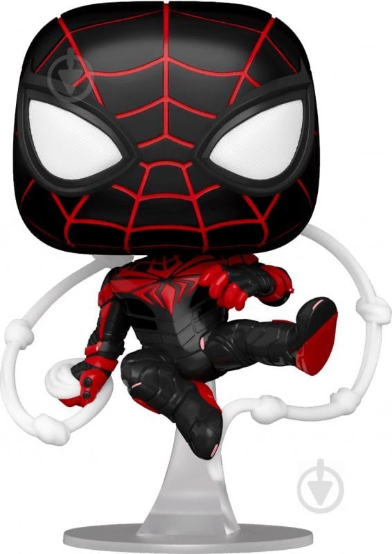 Фігурка Funko POP Bobble Marvel Games Miles Morales Miles Advanced Tech Suit 54693 (FUN2549952) - фото 1