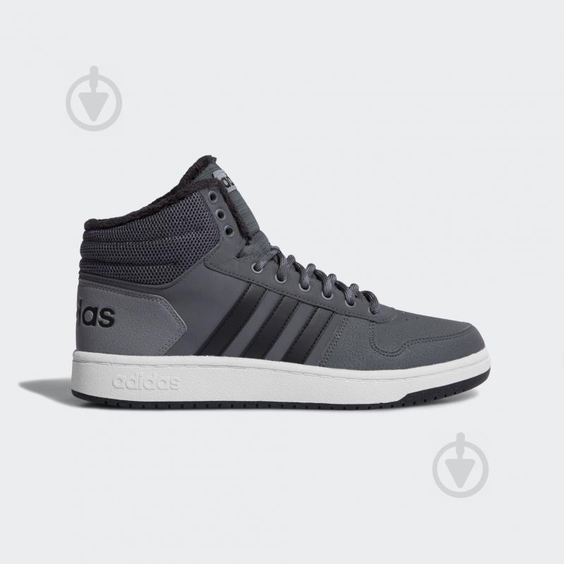 Ботинки Adidas HOOPS 2.0 MID CG6615 р.42 2/3 серый - фото 1