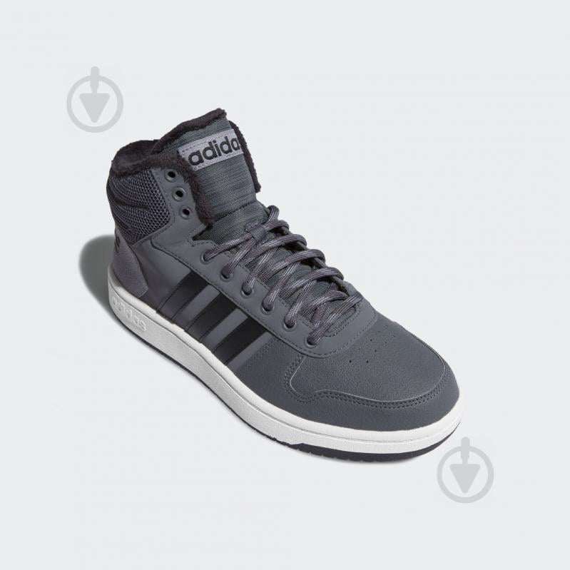 Черевики Adidas HOOPS 2.0 MID CG6615 р.42 2/3 сірий - фото 4