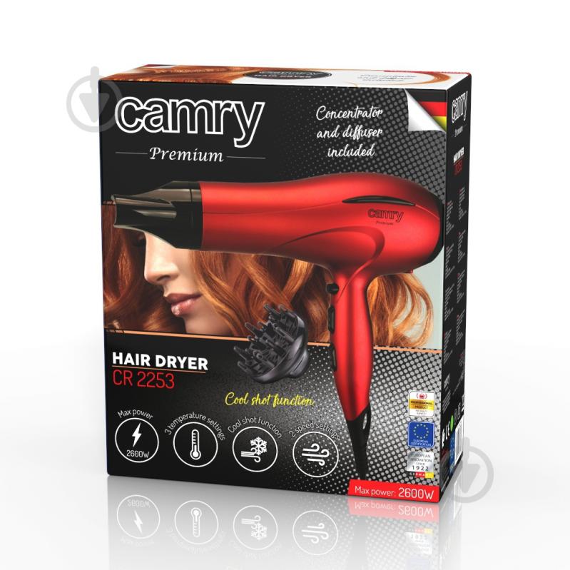 Фен Camry CR 2253	 Red - фото 8