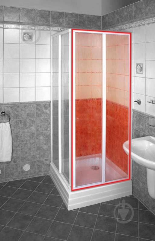 Стенка душевая Ravak SRV2-90 S TRANSPARENT - фото 1