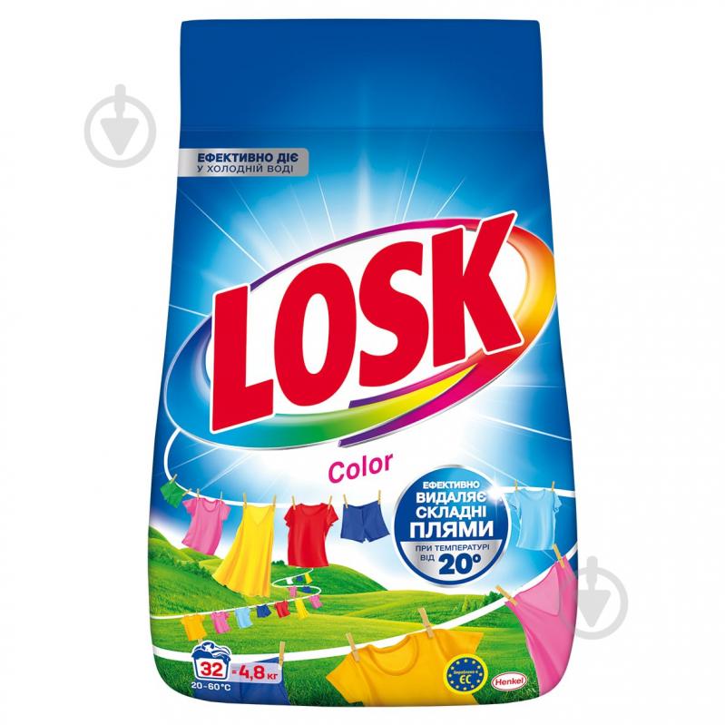 Пральний порошок для машинного та ручного прання Losk Колір 4,8 кг - фото 1