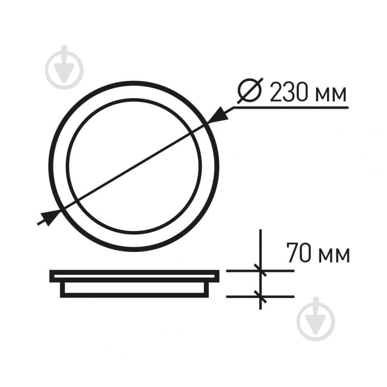 Светильник светодиодный встраиваемый Eurolamp 24 Вт белый LED-DLR-24/4(Е) - фото 3