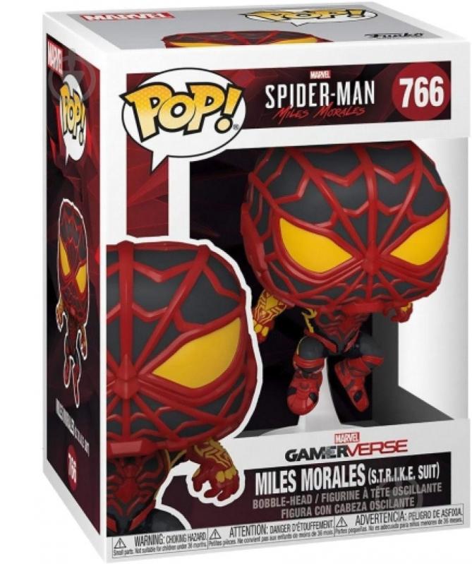 Фігурка Funko Bobble Marvel Games Miles Morales Miles S.T.R.I.K.E. (FUN2549948) - фото 2