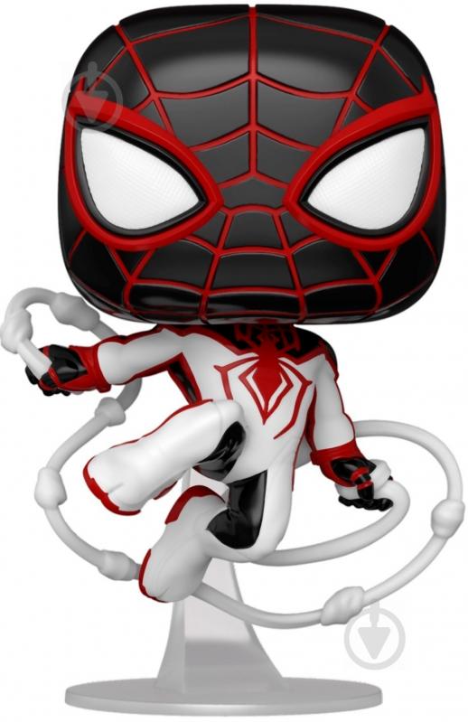 Фігурка Funko POP! Bobble Marvel Games Miles Morales Miles T.R.A.C.K. Suit 50153 (FUN2549951) - фото 1