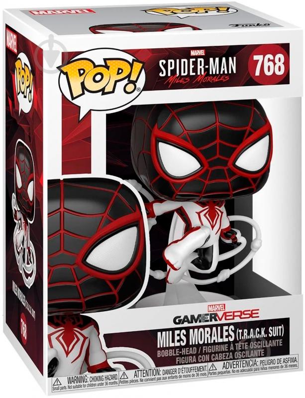 Фігурка Funko POP! Bobble Marvel Games Miles Morales Miles T.R.A.C.K. Suit 50153 (FUN2549951) - фото 2