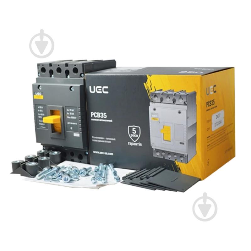 Автоматический выключатель UEC PCB35 3Р 125А 35кА MCCB-PCB-35-3-0125 - фото 3 Автоматический выключатель UEC PCB35 3Р 125А 35кА MCCB-PCB-35-3-0125 - фото 3