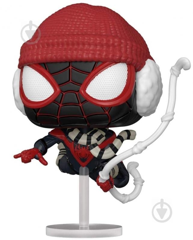 Фігурка Funko POP Bobble Marvel Games Miles Morales Miles Winter Suit 54692 (FUN2549947) - фото 1