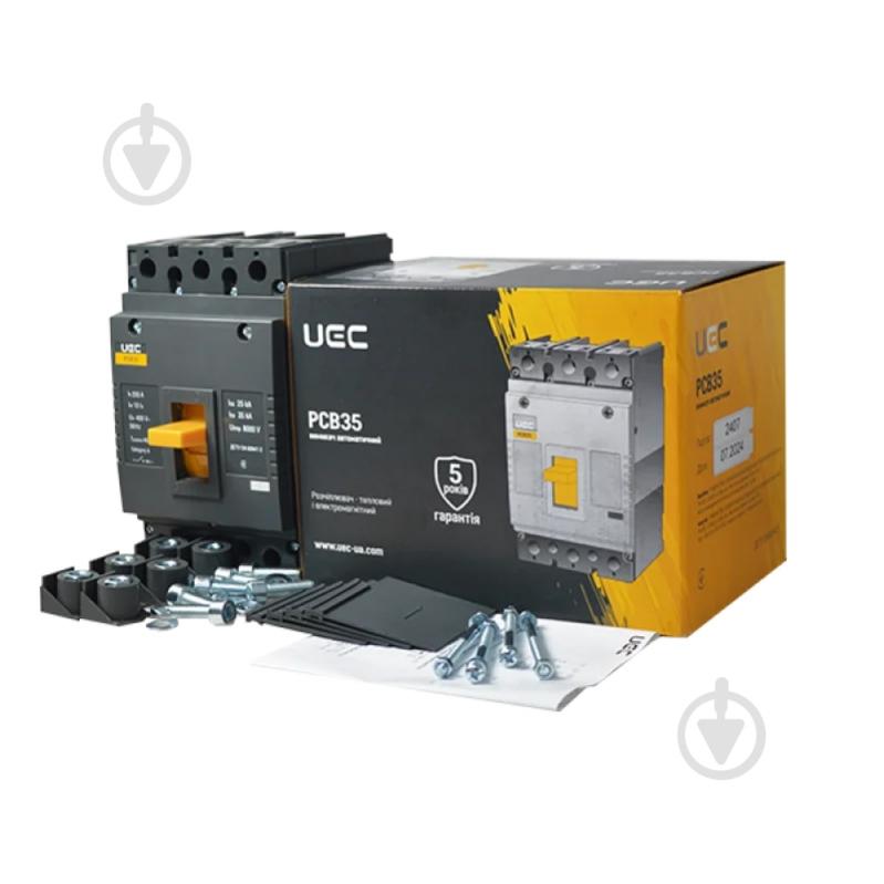 Автоматичний вимикач UEC PCB35 3Р 200А 35кА MCCB-PCB-35-3-0200 - фото 3 Автоматичний вимикач UEC PCB35 3Р 200А 35кА MCCB-PCB-35-3-0200 - фото 3