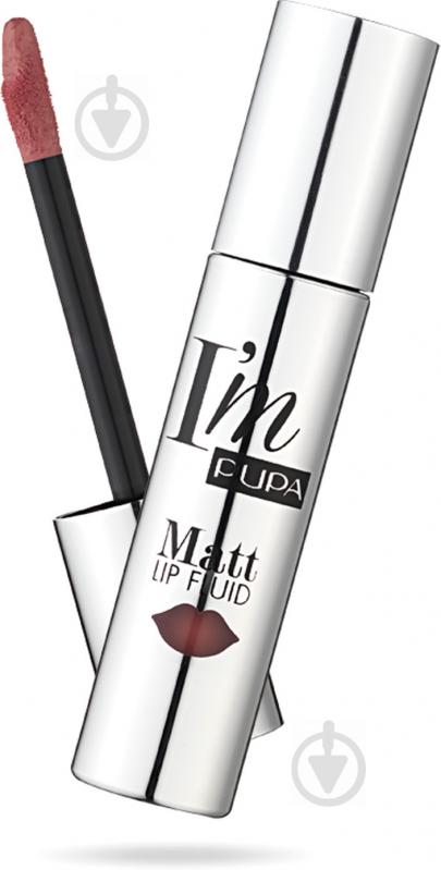 Помада губная Pupa I'm Matt Lip Fluid №13 Sable Brown 4 мл - фото 1