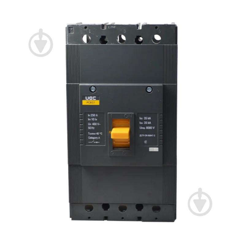 Автоматический выключатель UEC PCB37 3Р 250А 35кА MCCB-PCB-37-3-0250 - фото 2