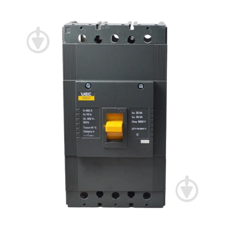 Автоматический выключатель UEC PCB37 3Р 400А 35кА MCCB-PCB-37-3-0400 - фото 2