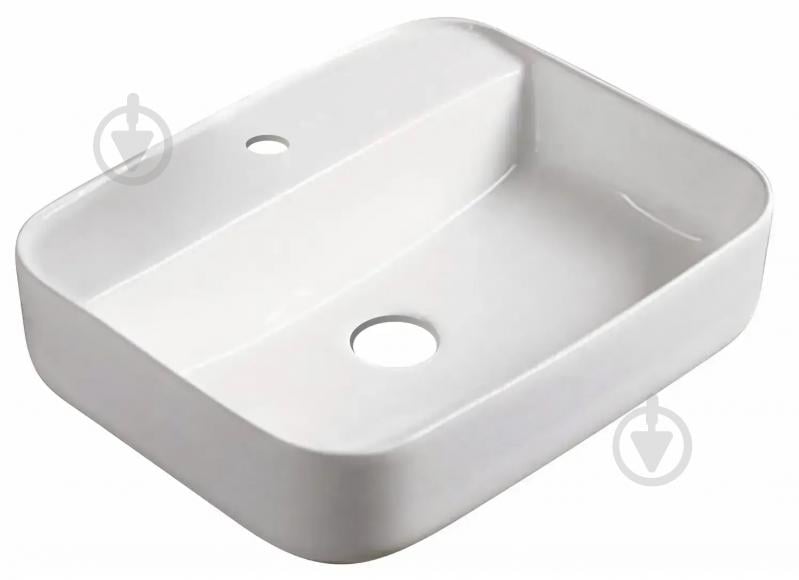 Умывальник Imprese накладной i-FORM, 50*40*14см, прямоугольный с отверстием под смеситель - фото 1 Умывальник Imprese накладной i-FORM, 50*40*14см, прямоугольный с отверстием под смеситель - фото 1