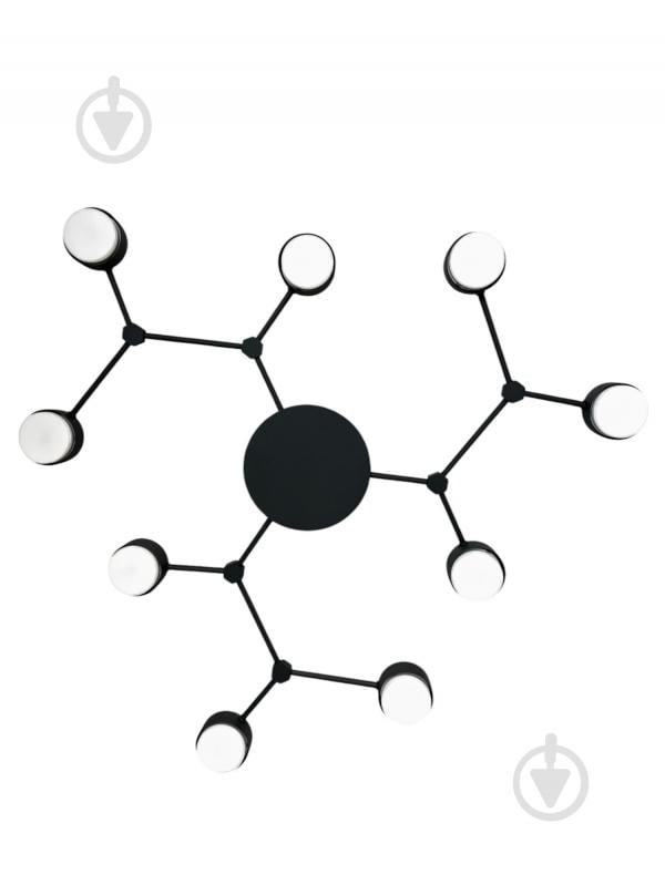 Люстра Светкомплект Atom 9xGX53 чорний - фото 1