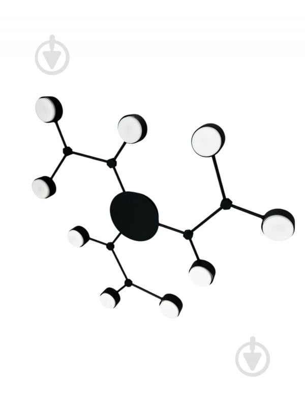 Люстра Светкомплект Atom 9xGX53 чорний - фото 2