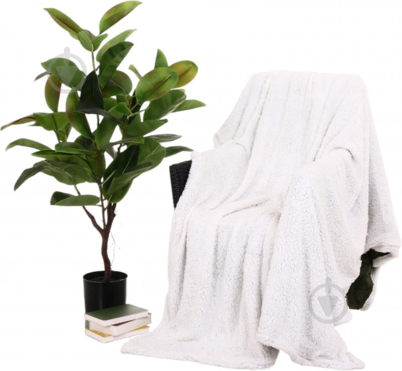 Плед Double Jacquard Sherpa 200x220 см зеленый La Nuit - фото 2 Плед Double Jacquard Sherpa 200x220 см зеленый La Nuit - фото 2