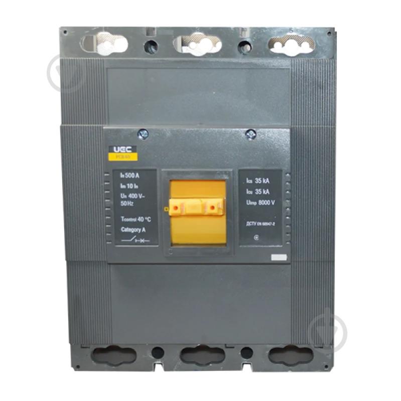 Автоматический выключатель UEC PCB40 3Р 500А 35кА MCCB-PCB-40-3-0500 - фото 2