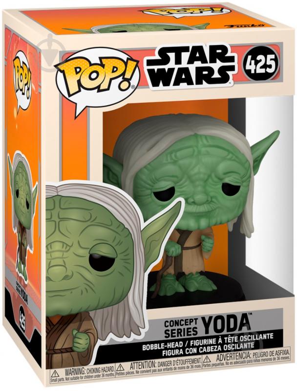 Фигурка Funko POP! Bobble Star Wars Concept series Yoda 50112 (FUN2549974) - фото 2