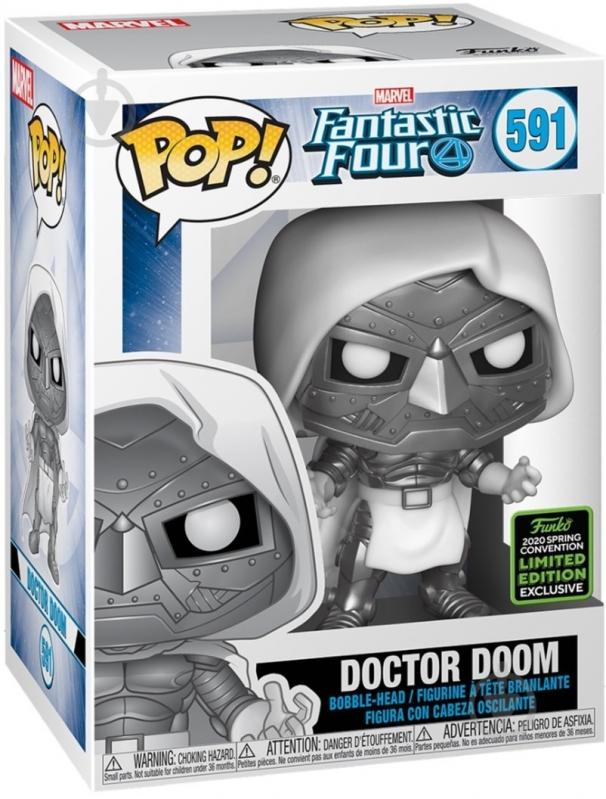 Фігурка Funko POP Bobble ECCC Marvel Doctor Doom 45913 (FUN2549480) - фото 2