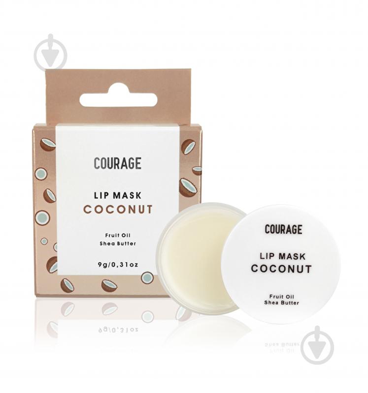 Маска для губ COURAGE Lip Mask Сoconut 9 г - фото 1