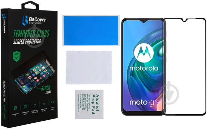 Захисне скло BeCover для Motorola Moto G20 Black (706453) - фото 3