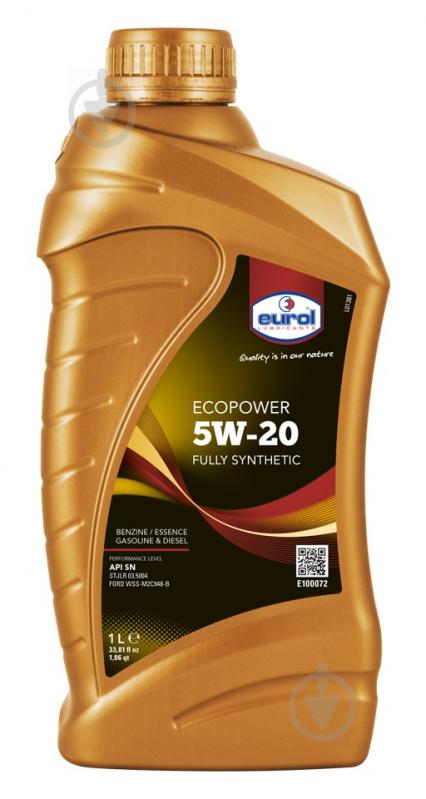 Моторное масло Eurol Ecopower 5W-20 1 л - фото 1