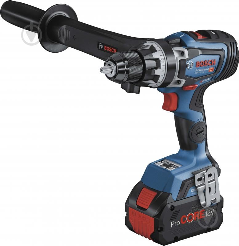 Шуруповерт ударний акумуляторний Bosch Professional GSB 18V-150 C + 2 аккумулятора + зарядное устройство 06019J5105 - фото 2