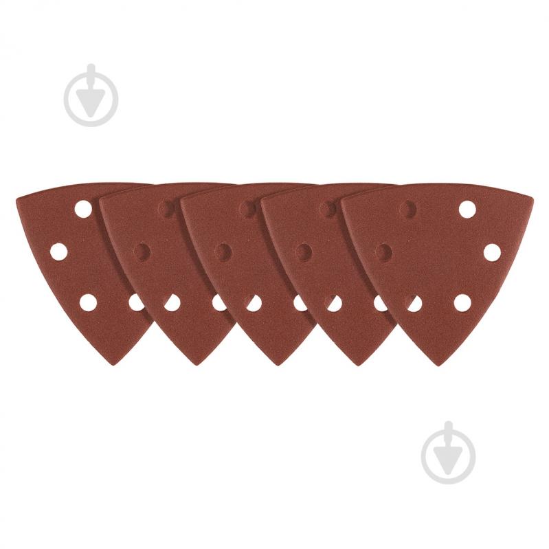 Наждачная бумага GRAPHITE Delta Velcro 93 x 93 мм P120 5 шт. 58T328 - фото 1 Наждачная бумага GRAPHITE Delta Velcro 93 x 93 мм P120 5 шт. 58T328 - фото 1