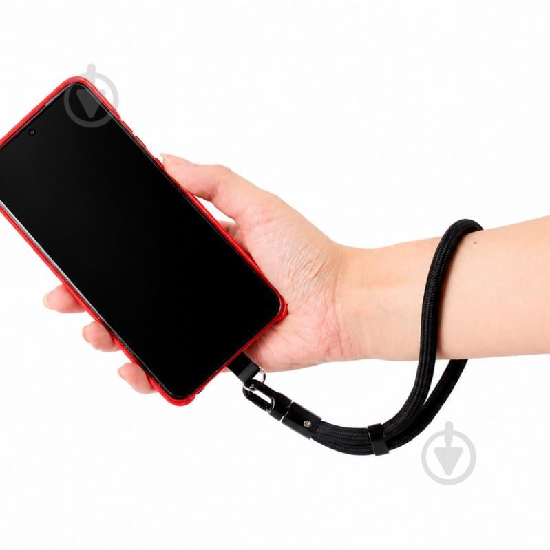 Ремешок для смартфона ColorWay Handy Strap черный (CW-SCHS-BK) - фото 5