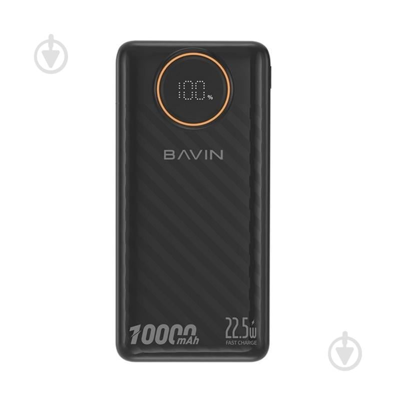 Повербанк BAVIN 10000 mAh black (Y-PC1152S-BK) - фото 1