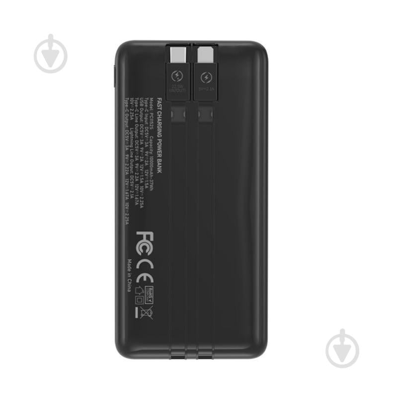Повербанк BAVIN 10000 mAh black (Y-PC1152S-BK) - фото 2