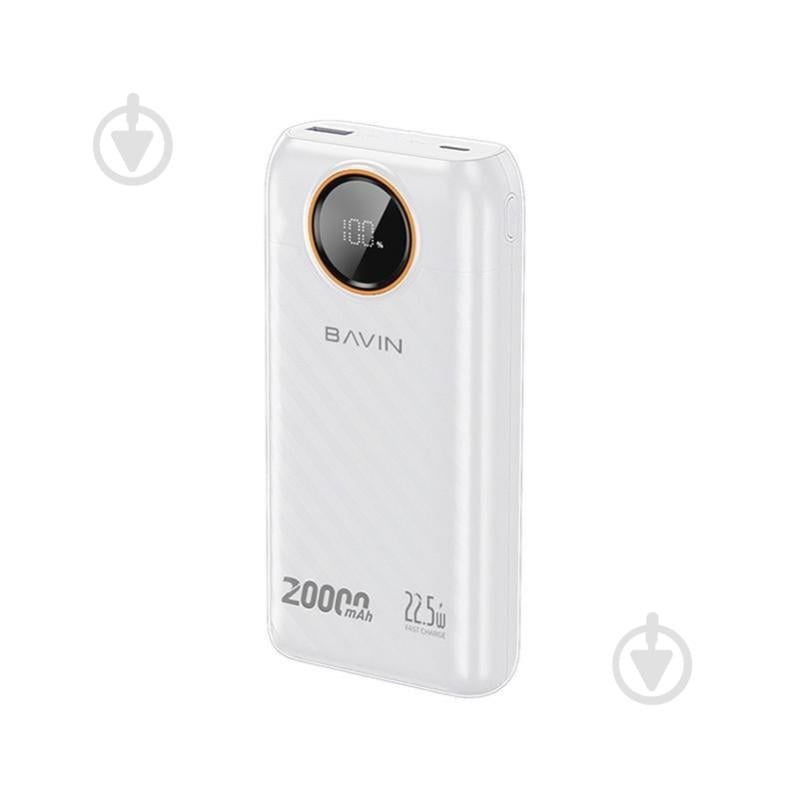 Повербанк BAVIN 20000 mAh white (Y-PC1153S-WH) - фото 1