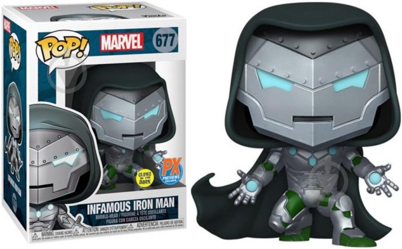 Фигурка Funko Bobble Marvel Comics Infamous Iron Man (FUN2549852) - фото 3