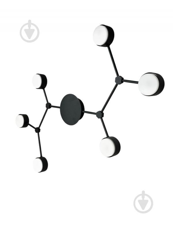 Люстра Светкомплект Atom 6xGX53 чорний - фото 2