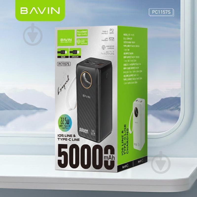 Повербанк BAVIN 50000 mAh black (Y-PC1157S-BK) - фото 9