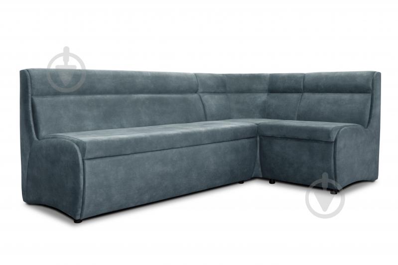 Уголок кухонный Лаунж 2150x1320x850 мм правый синий / синий - фото 2 Уголок кухонный Лаунж 2150x1320x850 мм правый синий / синий - фото 2