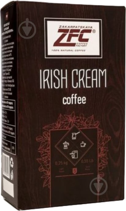 Кава мелена ZFC Irish Cream 250 г - фото 1