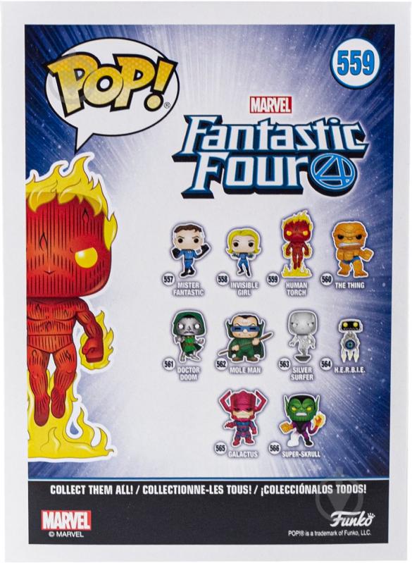 Фигурка Funko Human Torch 44987 (FUN2549208) - фото 5